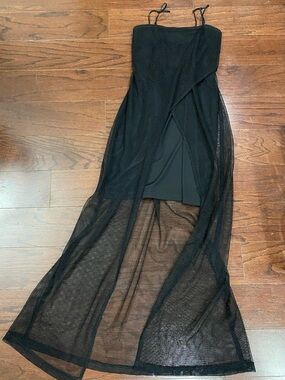 Next Up Witchy Y2K Dark Fairy Grunge Goth Dress Womens Small Festival Concert